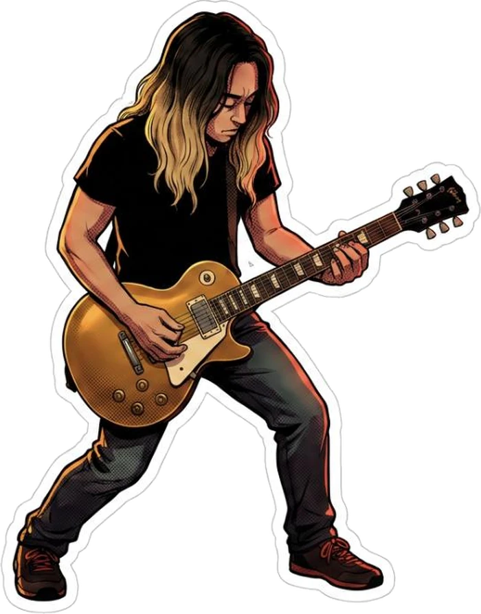 Keisuke, guitarist at Rock Bar Heaven